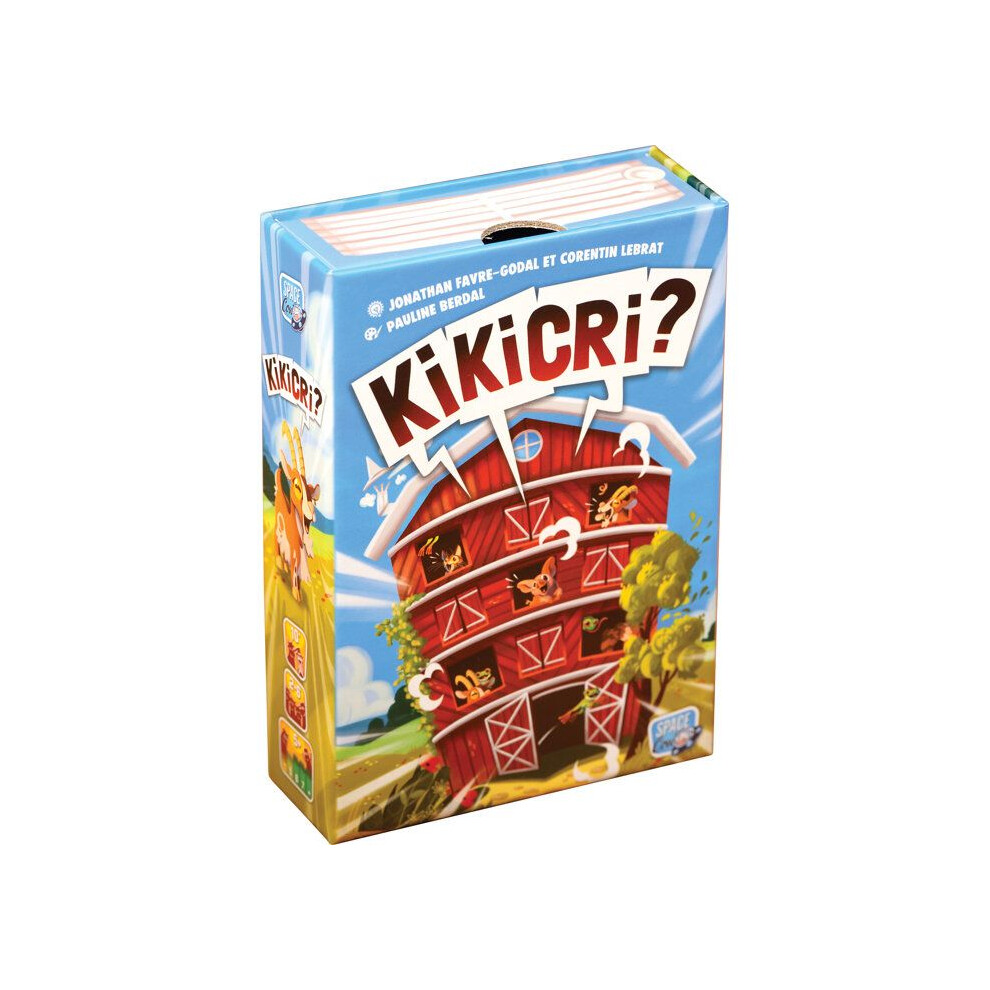 Asmodee Atmospheric Game - Kikicri - Family - 3 To 6 Players - 10 Minutes Of Play