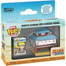 Funko Bitty POP! Figurine - Town Naruto Shippuden Naruto Uzumaki & Ichiraku Ramen - Vinyl