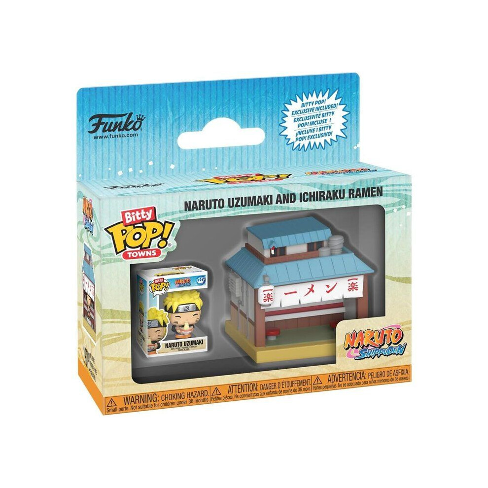 Funko Bitty Pop! Figurine - Town Naruto Shippuden Naruto Uzumaki & Ichiraku Ramen - Vinyl