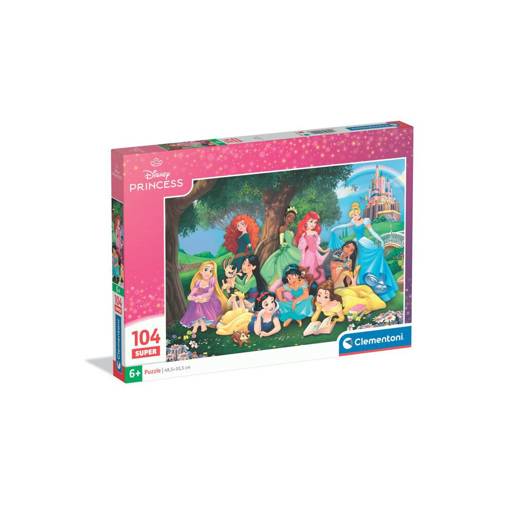 New Clementoni - 104 Super Pieces - Disney Princess