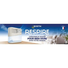 Feuchtigkeitsabsorber - BOSTIK - Atmungsaktiv - Bis zu 25 m² - 2 Nachfüllungen ohne Duft - 2 x 250 g
