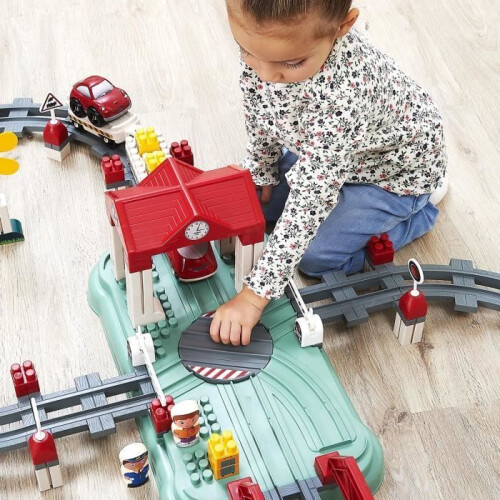 Baril circuit train - ECOIFFIER - 140 pcs - From 18 months