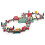 Baril circuit train - ECOIFFIER - 140 pcs - From 18 months 2