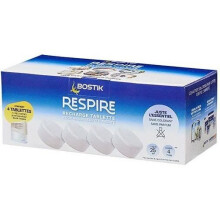 'Absorber refills - BOSTIK - Respire - 4 tablets - Up to 25 m² - Fragrance-free - 4 x 250 g'