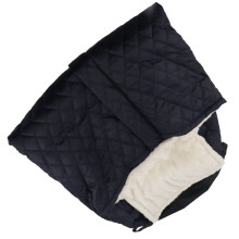 Leg Warmer Blanket Double Layer Fleece Thickened Wrap for Chair 180x70cm Grey
