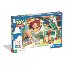 Puzzle 104 Teile - Clementoni - Toy Story - Kinderpuzzle - Ab 6 Jahren - Super bunte Teile