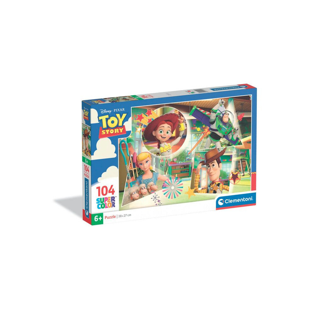 Toy Story 5 Puzzle 104 Piece Buzz Woody Jessie and Bo Peep Jigsaw Puzzle - Image 7