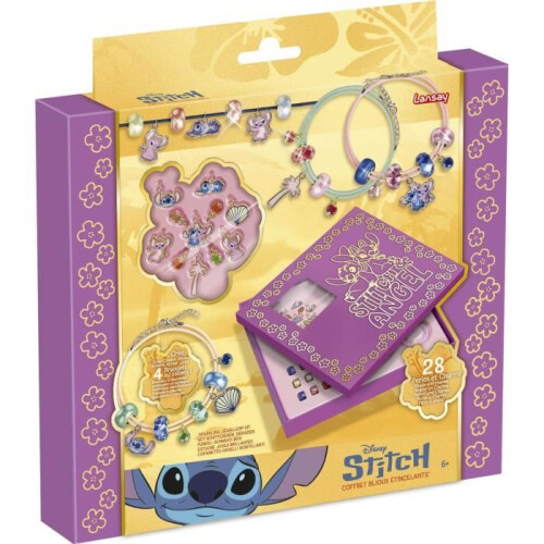 Glitzernde Schmuckbox - LANSAY - STITCH - Ab 6 Jahren 2