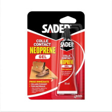 Neopren-Kontaktkleber extra stark - SADER - Für alle Materialien - Sofortige Haftung - Tube 55 ml