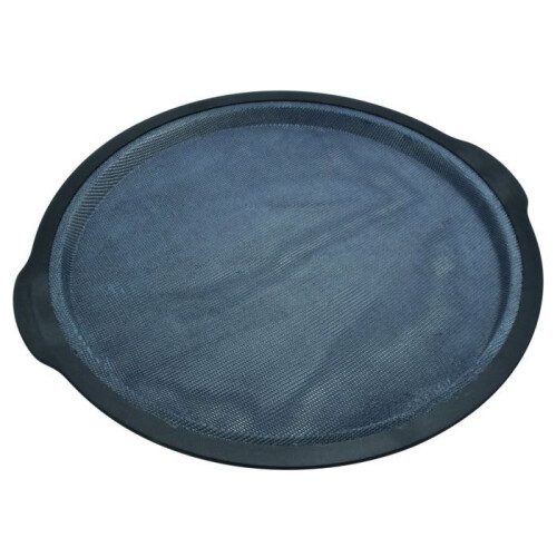 Runde Pizzaplatte - ZENKER - Ø 36 cm - Silikon Glasfaser - Schwarz