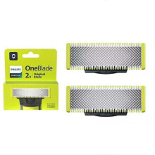 Ersatzklingen - PHILIPS - QP220/51 OneBlade - Edelstahl, 4 Monate Nutzung, Doppelte Richtung, Wasserdicht
