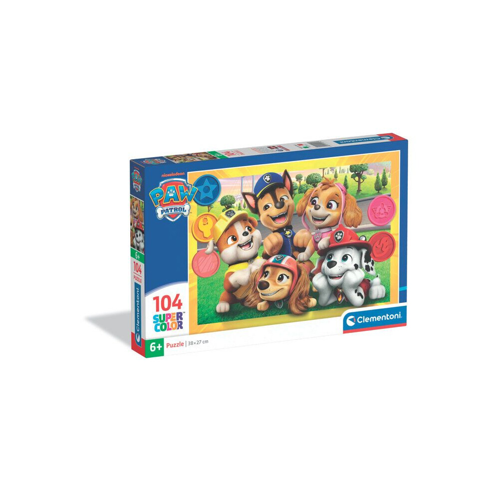 New Clementoni - 104 Pieces - Paw Patrol