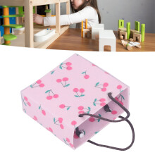 2pcs 1:12 Dollhouse Paper Bags Simulation, 3.5x3.5x1.5cm