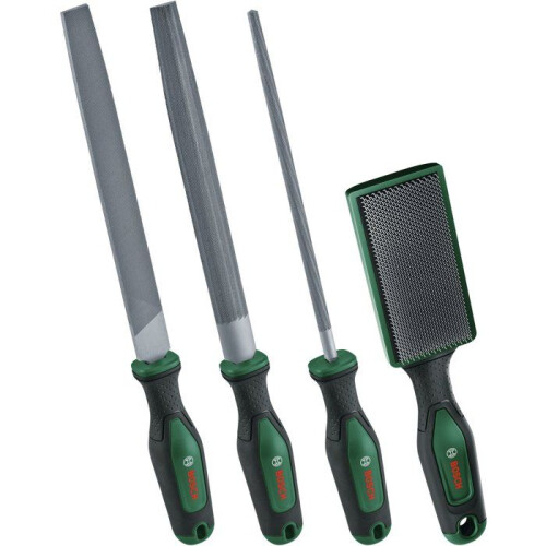 Bosch Feilen-Set 200 mm/8" BOSCH - Mit Bürste - 4 Stück 1