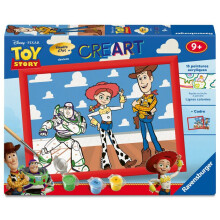 Ravensburger – CreArt Kids 18x24cm – Kunstnummer – Toy Story – Malen nach Zahlen Set – Ab 9 Jahren – 12023347