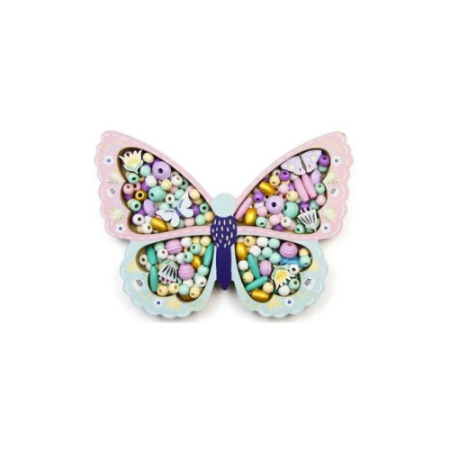 Caixa de pérolas de madeira - SYCOMORE - Borboleta - A partir de 4 anos 1
