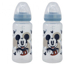 2er-Pack Flaschen - DISNEY BABY - MICKEY COLLECTOR - 360 ml - Silikonsauger - 3-Stufen-Flow