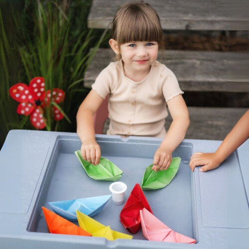 Multifunktionstisch - THERMOBABY - MULTIPLAY - Mit 2 Stühlen - Grau / Blau 2