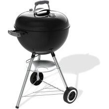 Charcoal Barbecue - Weber - Original Kettle - Ø47 cm - Integrated Thermometer - Enamelled Steel - Air Vent - 6 Servings - Black