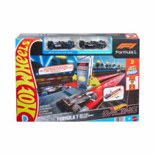 Hot Wheels JKM88 Multicolor Racing and Track Vehicle Set