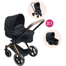 Landau 3-in-1 - COROLLE - Cybex Priam - For dolls from 36 to 42 cm - Gray - From 3 years old