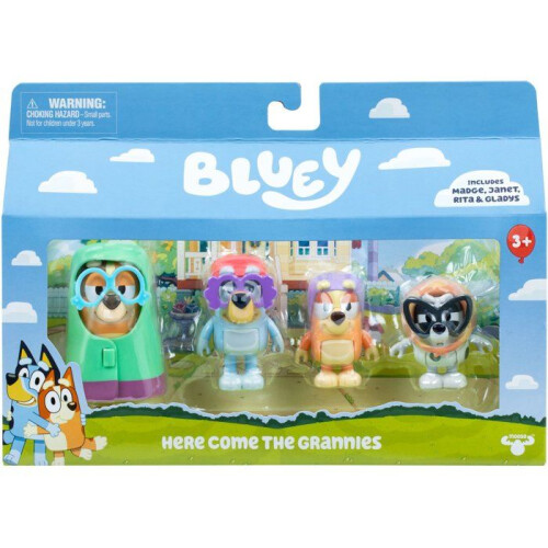Bluey 4-Figuren-Set - BLUEY - Die Großmütter - Ab 3 Jahren 2
