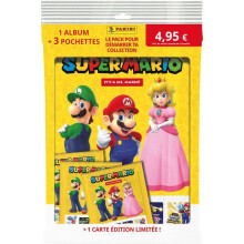 Starter pack - PANINI - Super Mario 2 - Album - 3 packets - 1 limited edition card