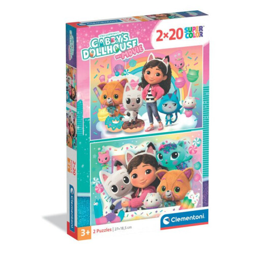 Clementoni CLEMENTONI - 2x20 Teile - Gabby's Dollhouse