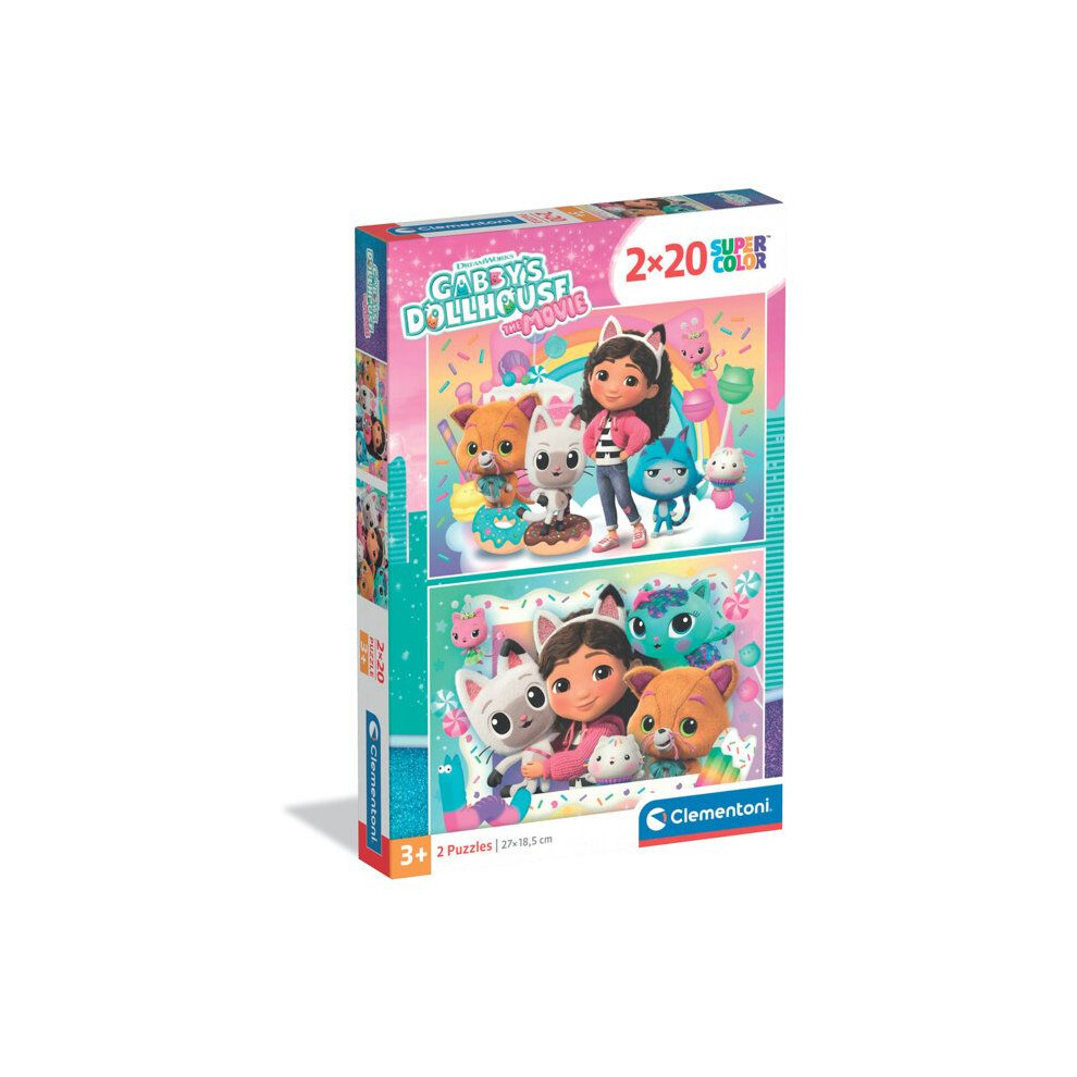 New Clementoni - 2X20 Pieces - Gabby's Dollhouse