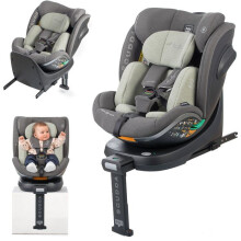 Car Seat - BABYAUTO - SCUDDA - Group 0/1/2/3 - 40/150 cm - I-Size - Rotating - Reclining - Reducer - Support Leg - Olive