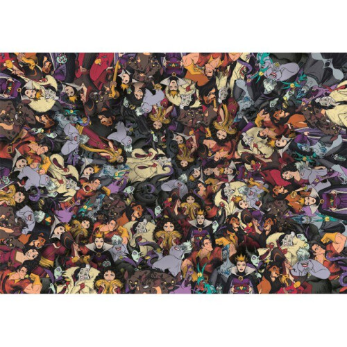 Clementoni CLEMENTONI - Compact 1000 pieces - Impossible Disney Villains 1