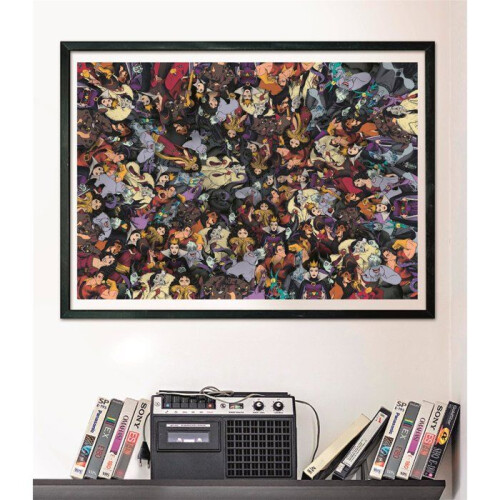 Clementoni CLEMENTONI - Compact 1000 pieces - Impossible Disney Villains 2