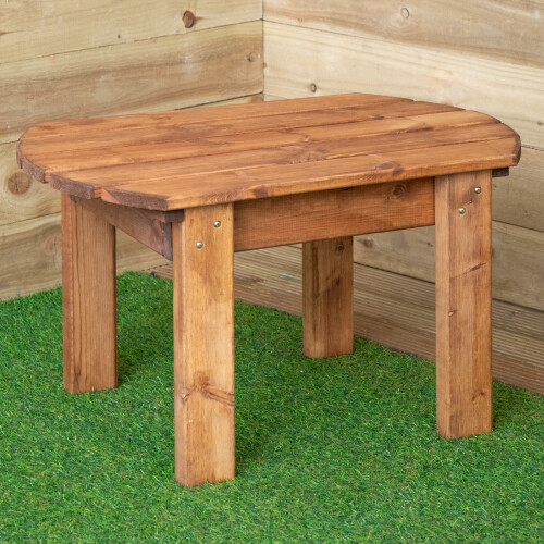 Samuel Alexander Outdoor Chunky Wooden Traditional Rustic Coffee Table