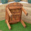 Samuel Alexander Outdoor Chunky Wooden Traditional Rustic Coffee Table 5