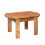 Samuel Alexander Outdoor Chunky Wooden Traditional Rustic Coffee Table 7