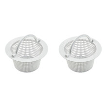 2X Wall Skimmer Basket with Handle Pool Filter Basket Pool Cleaner Skimmer Basket with Handle, Swimming Pool Skimmer Net