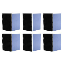6X DIY Aluminum Radiator for RTX 3080 3090 Card Backside VRAM, MOD GPU Backplate 150X90X15mm