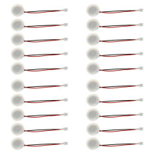 20 Pcs 20mm 1.7Mhz Ultrasonic Mist Maker Fogger Ceramics Discs with Wire and Sealing Ring Humidifier Accessories