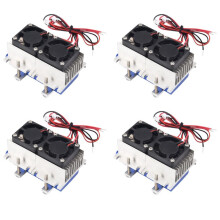 4X 144W Termoelektrisk Peltier Kylkylare 12V Halvledarluftkonditionering Kylsystem GöR-Det-SjäLv-Kit