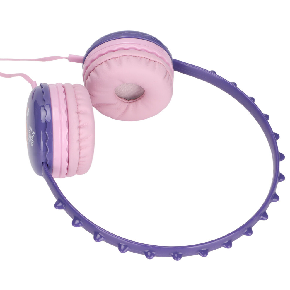 Kids Wired Headphones 3.5Mm Stereo Dinosaur Adjustable Purple 9461388244515