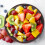 Tall Solid Wood Fruit Plate, 16.5cm Diameter, Black 5