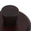 Tall Solid Wood Fruit Plate, 16.5cm Diameter, Black 7