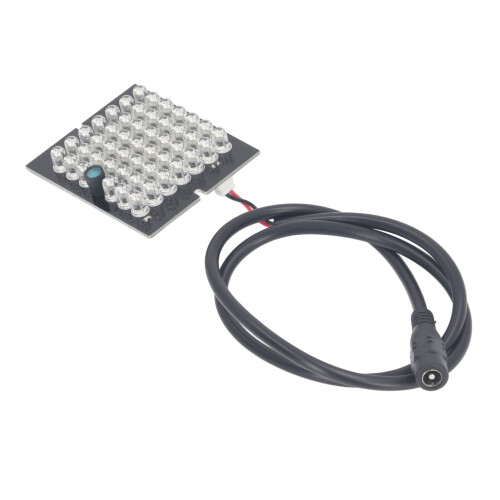 Carte lampe IR 850 nm 48 LED infrarouges Vision nocturne DC12V 2