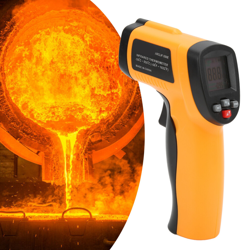 Xrclif Infrared Thermometer -50 To 550 Handheld Industrial Sensor 9361388244884