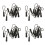 40 Anti-Slip Zipper Puller, Zipper, Zipper Extension Trailer, Practical and Robust for Back Pack, Jacket, Etc.- Black 1