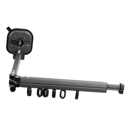 Retractable Wall Mount Clothes Drying Rack, Aluminum, 92cm