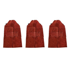 3X Leather Welding Apron - Heat & Flame-Resistant Heavy Duty Work Forge Apron with 6 Pockets, 42Inch Large