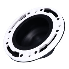 Durable Black Silicone ABS Toilet Flange Repair Kit for 4in/5in Pipes