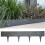 Stone Effect Lawn Edging, Flexible Plastic Garden Border, 2.3m GREY 1