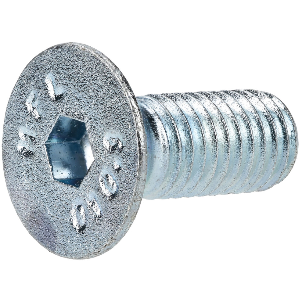 R-Tech 337408 M10 X 25 Hex Socket Countersunk Screws Steel Bzp - Pack Of 50 5053556024308